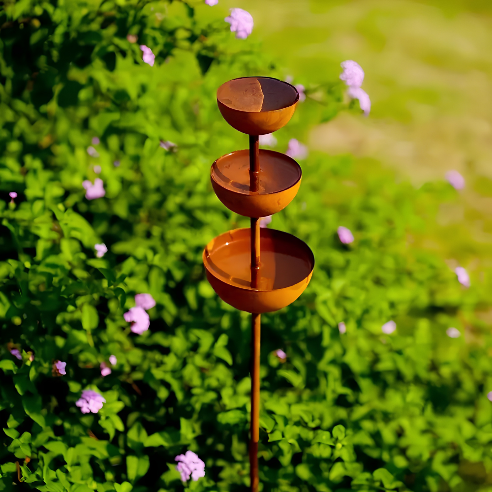 WingHaven™ – Vogelbad & Futterstation mit Springbrunnen
