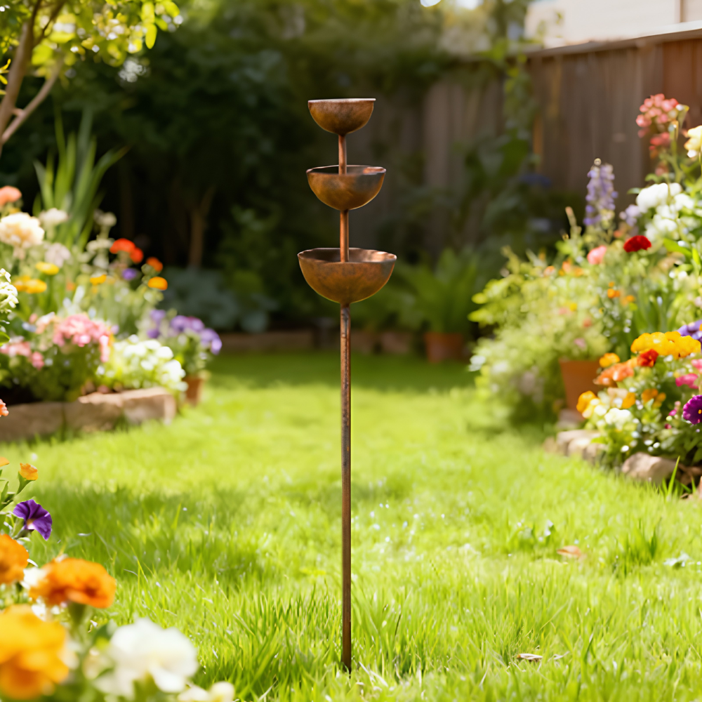 WingHaven™ – Vogelbad & Futterstation mit Springbrunnen