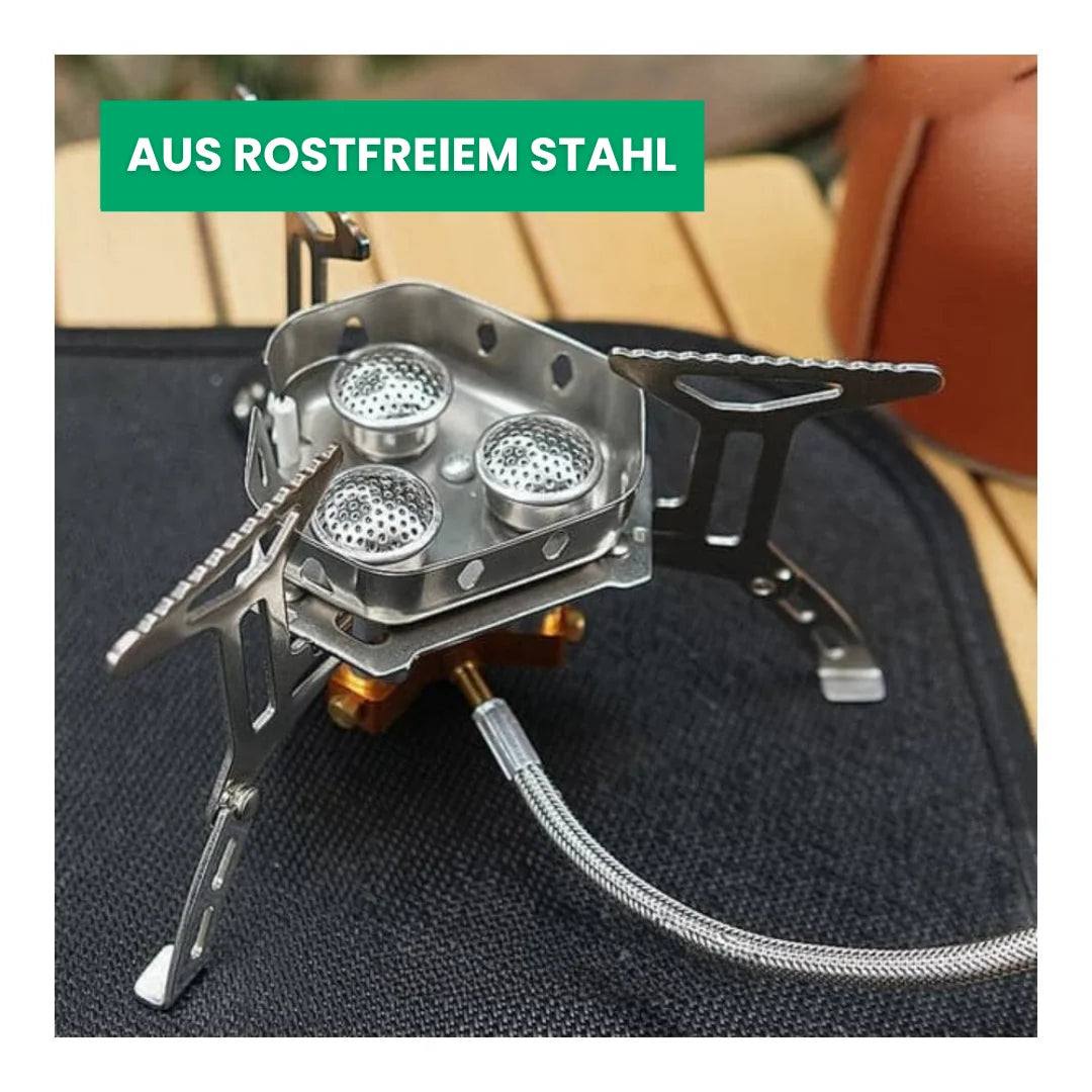 CampStove™ – Windfester Camping-Gaskocher