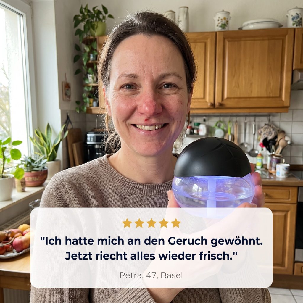 AquaScent™ – Wasserbasierter Luftreiniger mit LED